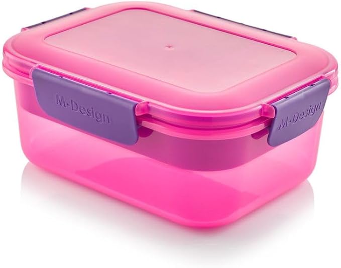 M-DESIGN Set (Pink) – Lunch Box 1.6L + Bottle 650ml + Cutlery (75093)