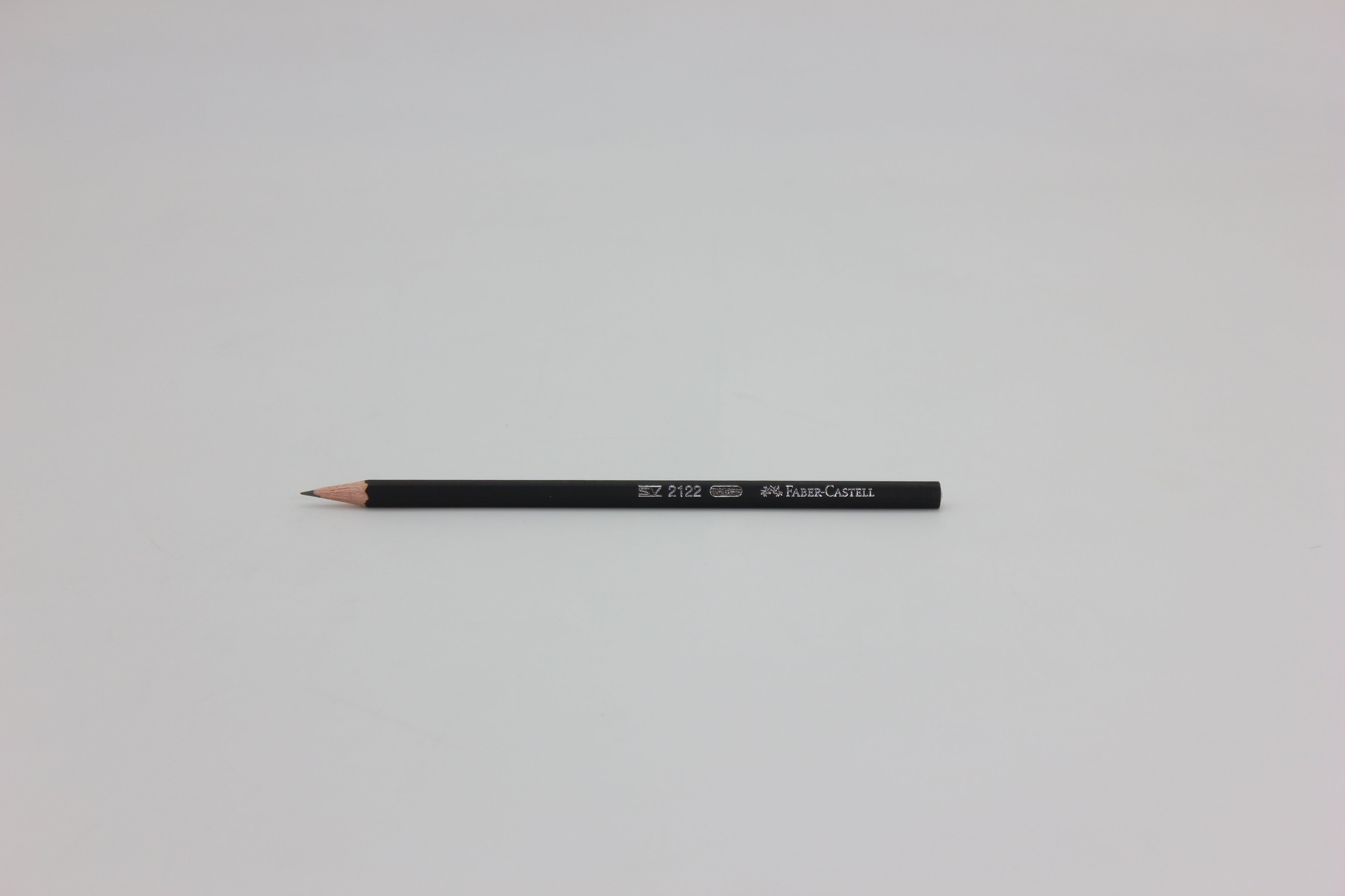 Faber Castell B pencil number 2122 without eraser