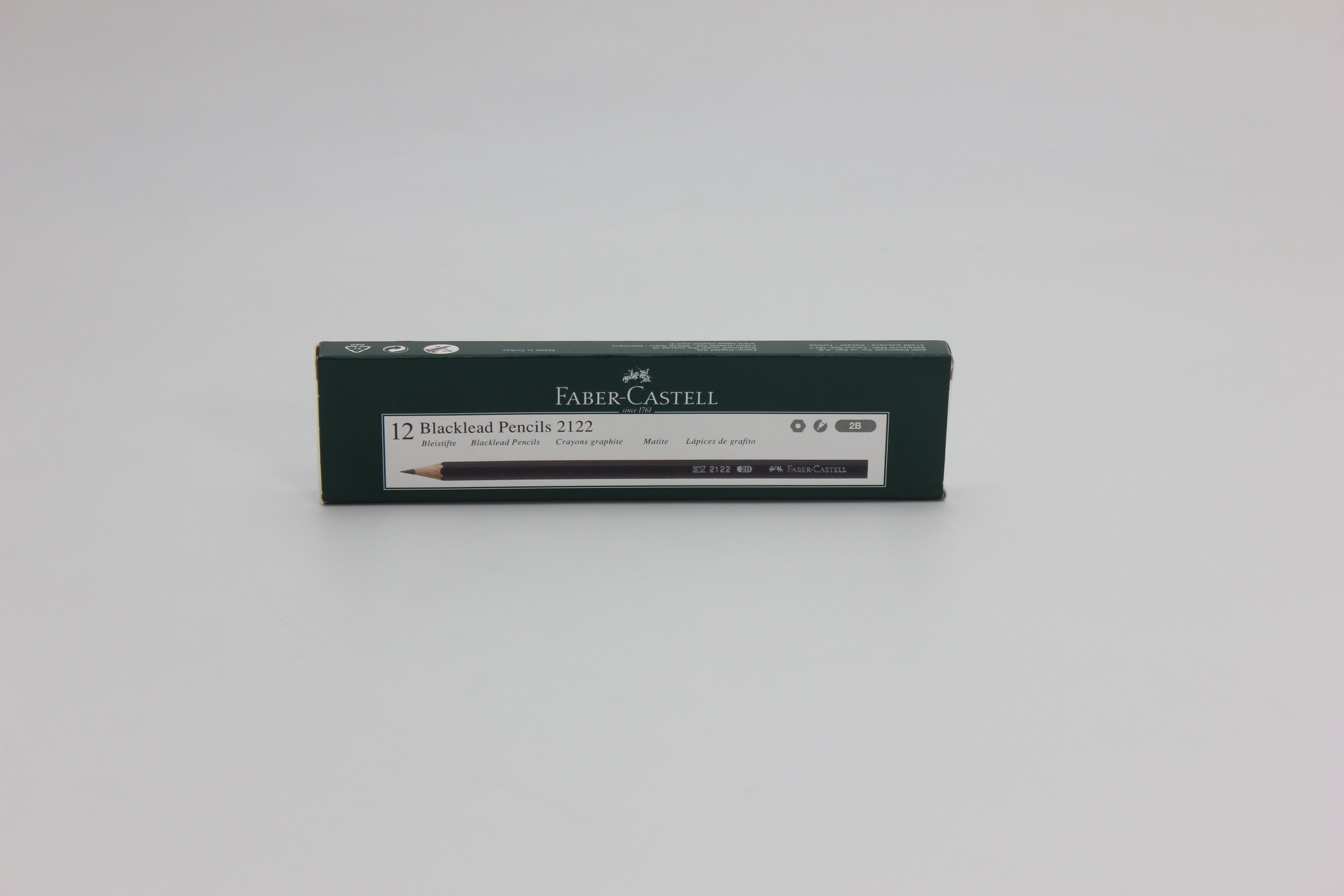 Faber Castell 2B pencil number 2122 without eraser