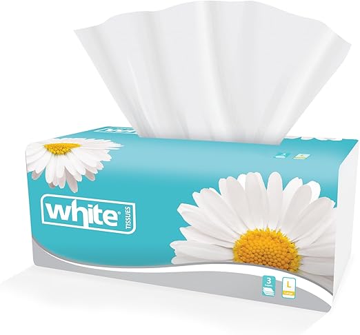 Pack of 500 Large White Sanitized Tissues