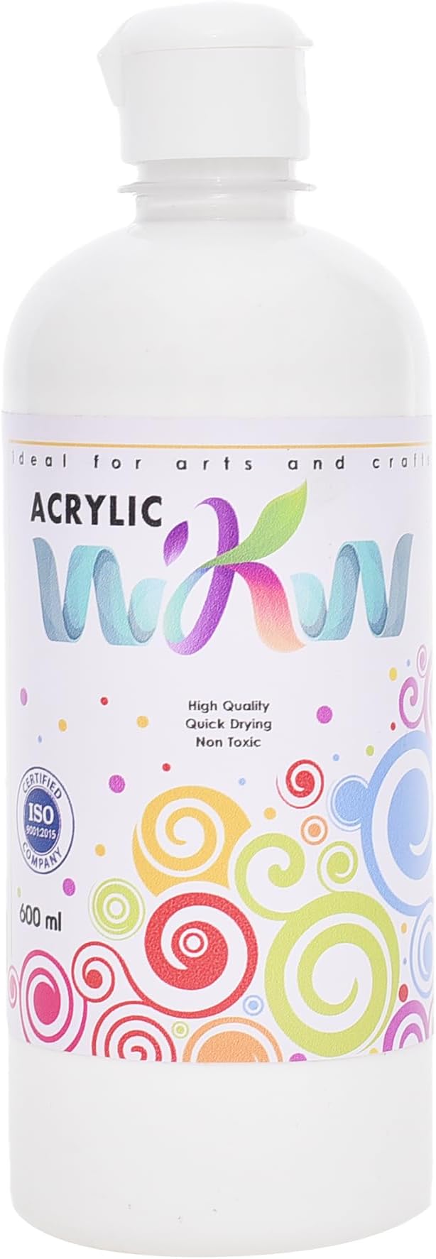 WKW Poster Paint Bottle 600 ml – White