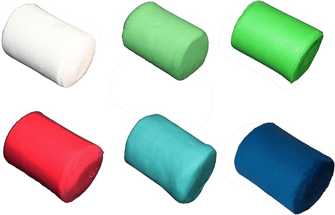 Set of 6 Cups Colored Clay 100g PEEKA BOO 40008