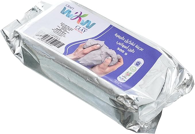 Air Dry Clay Aswan 500g White WKW