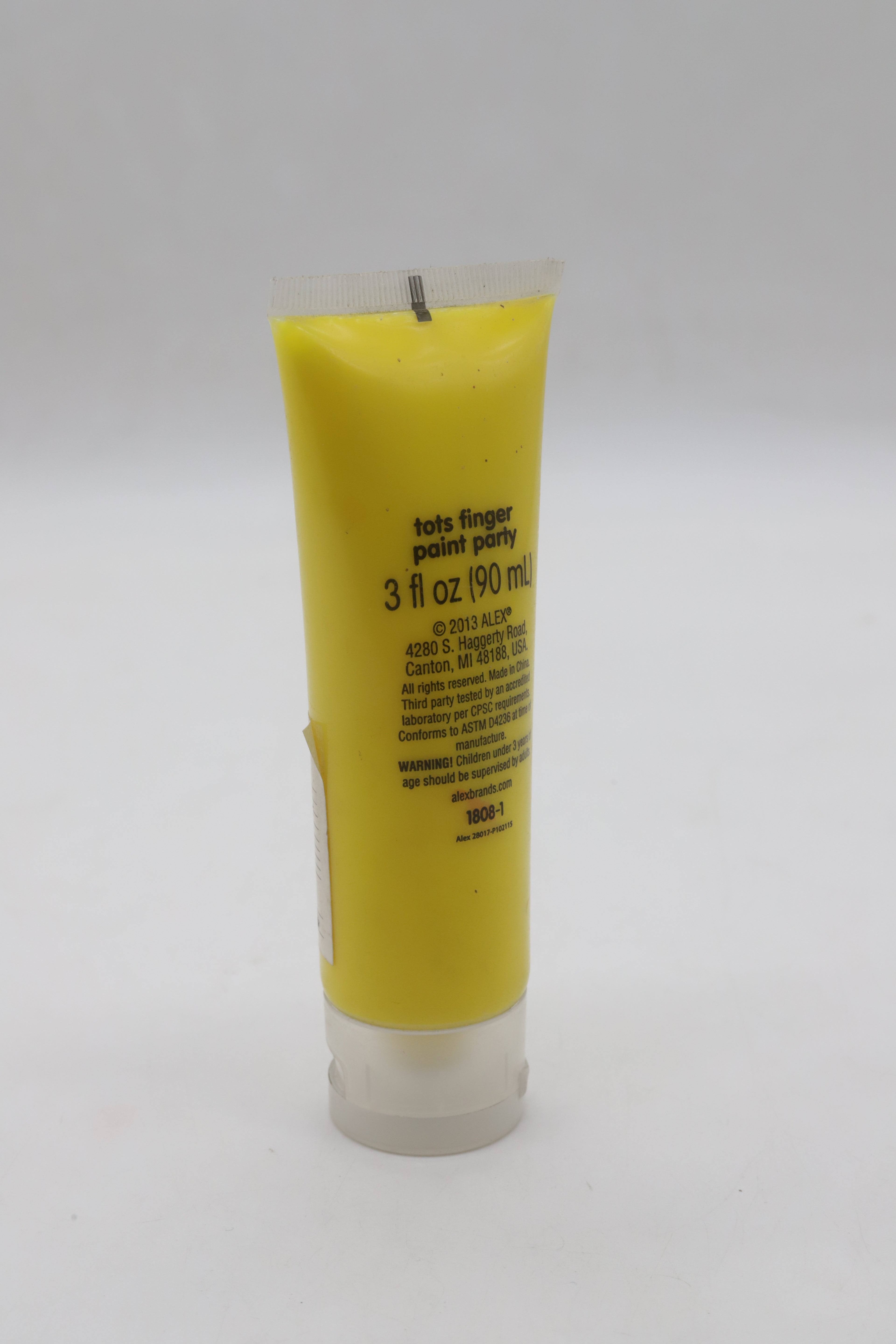 Finger Paint Tube – Yellow 90ml M90ML-3-3A