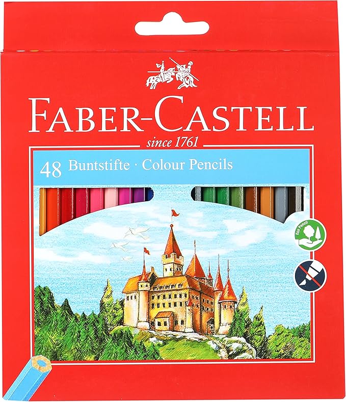 Set of 48 Long Colored Pencils FC Turkish 120148