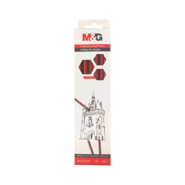 M&G PENCIL  AWP357G6 12 PIECE