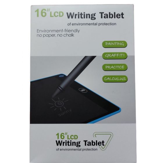 LCD Writing Tablet 16 inch No. 2-182 Color