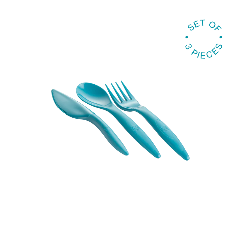 3-Piece Set Plastic Knife + Fork + Spoon M-DESIGN 75079