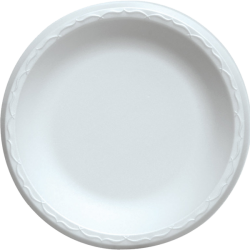 White Foam Plate